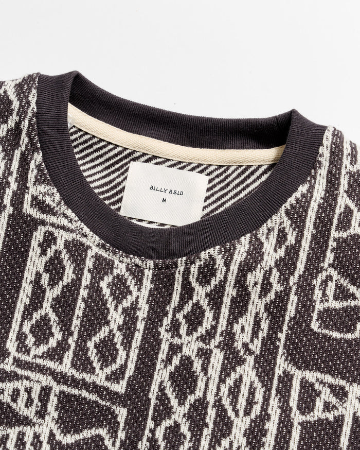 Numajiri Geo Stitch Jacquard Sweatshirt