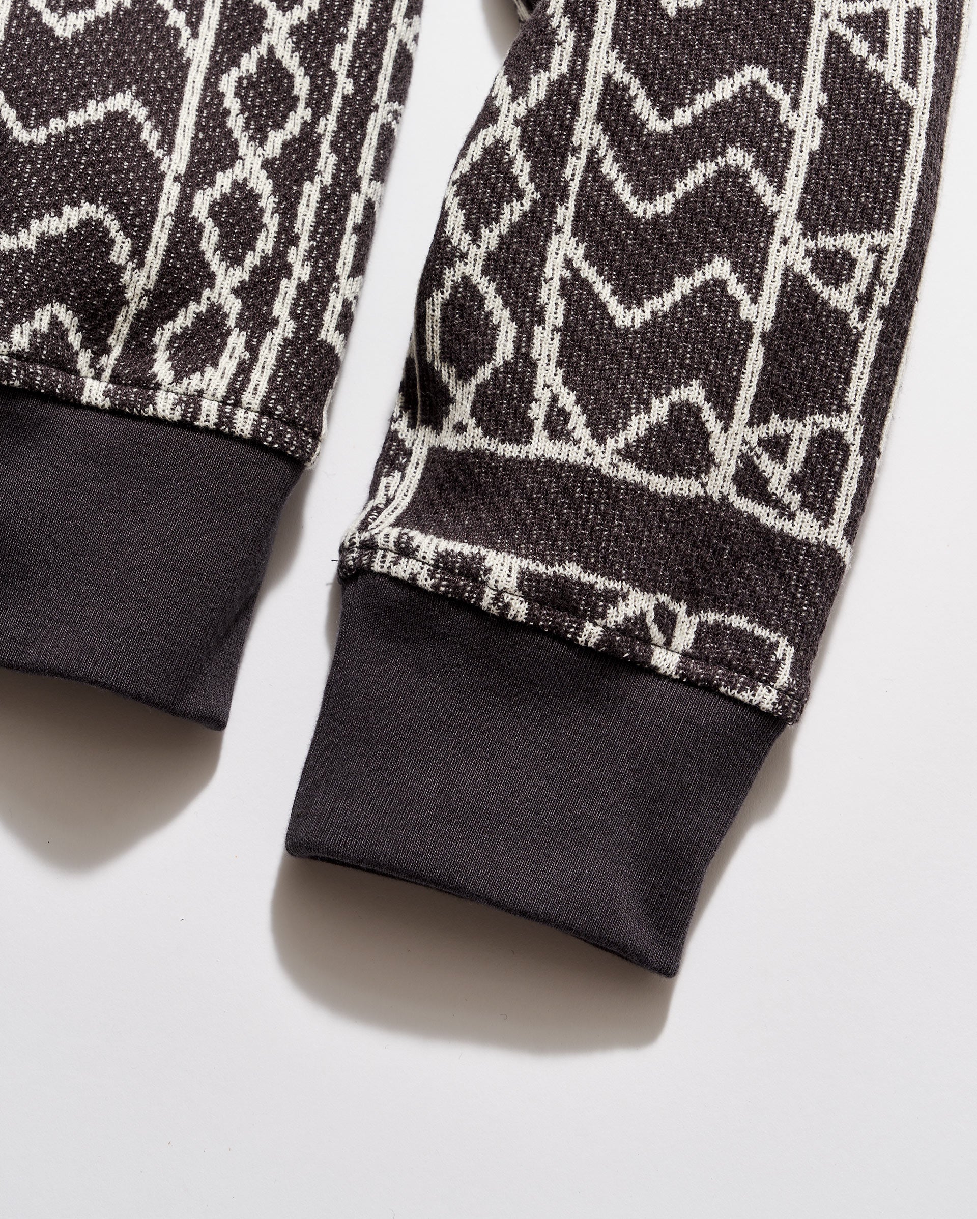 Numajiri Geo Stitch Jacquard Sweatshirt