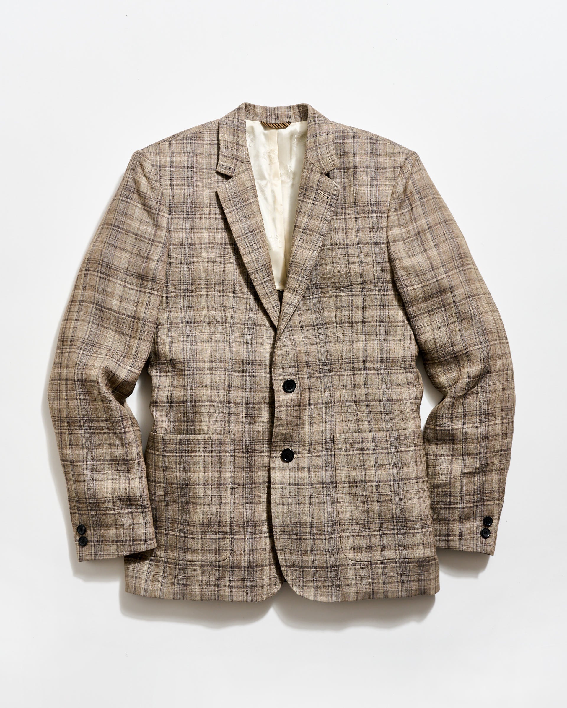 Plaid Linen Walton Jacket – Billy Reid