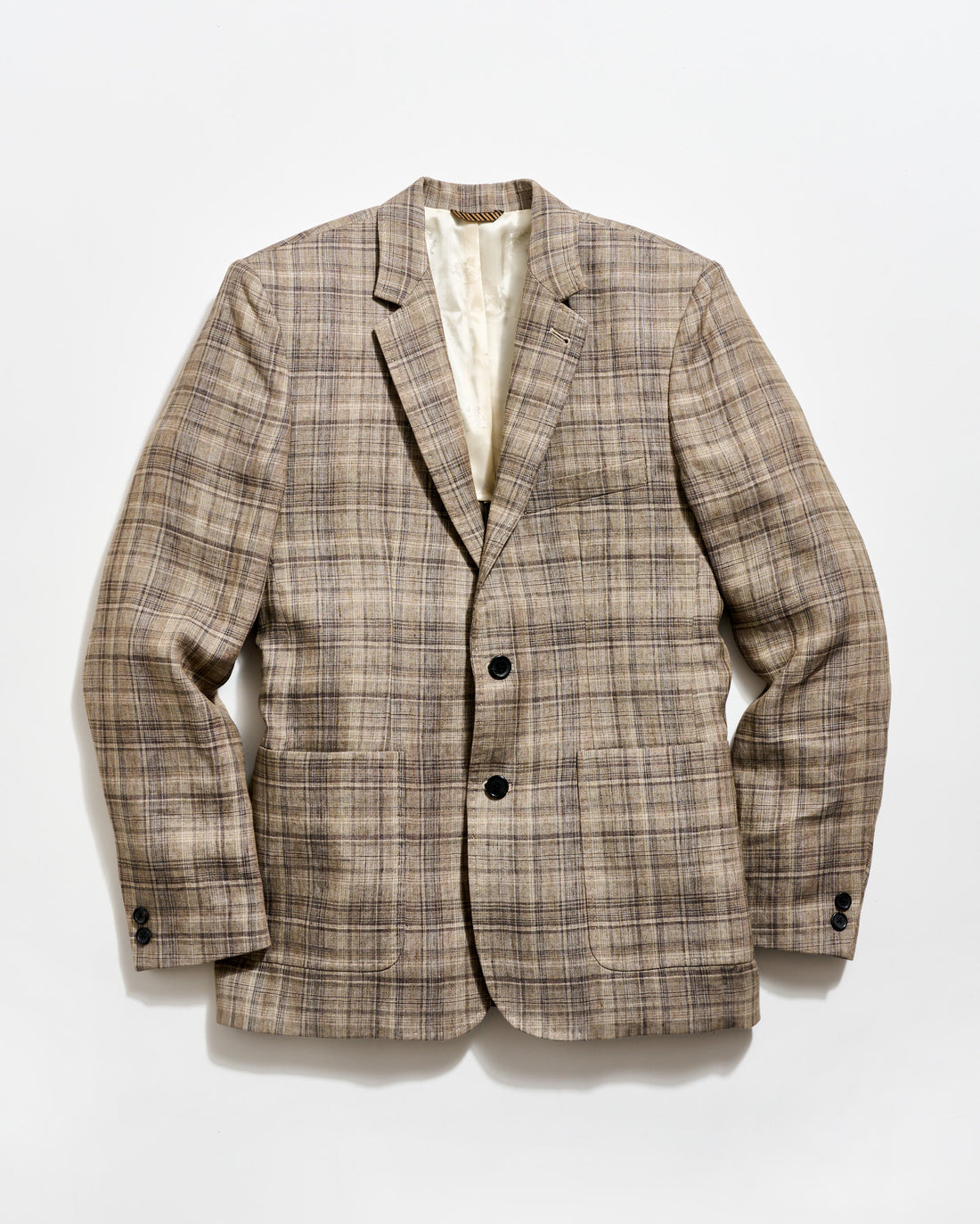 Plaid Linen Walton Jacket