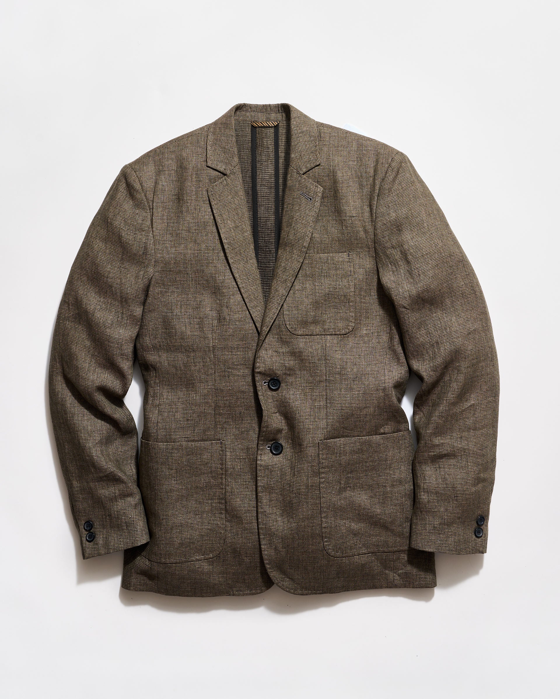 Micro Houndstooth Linen Archie Jacket – Billy Reid