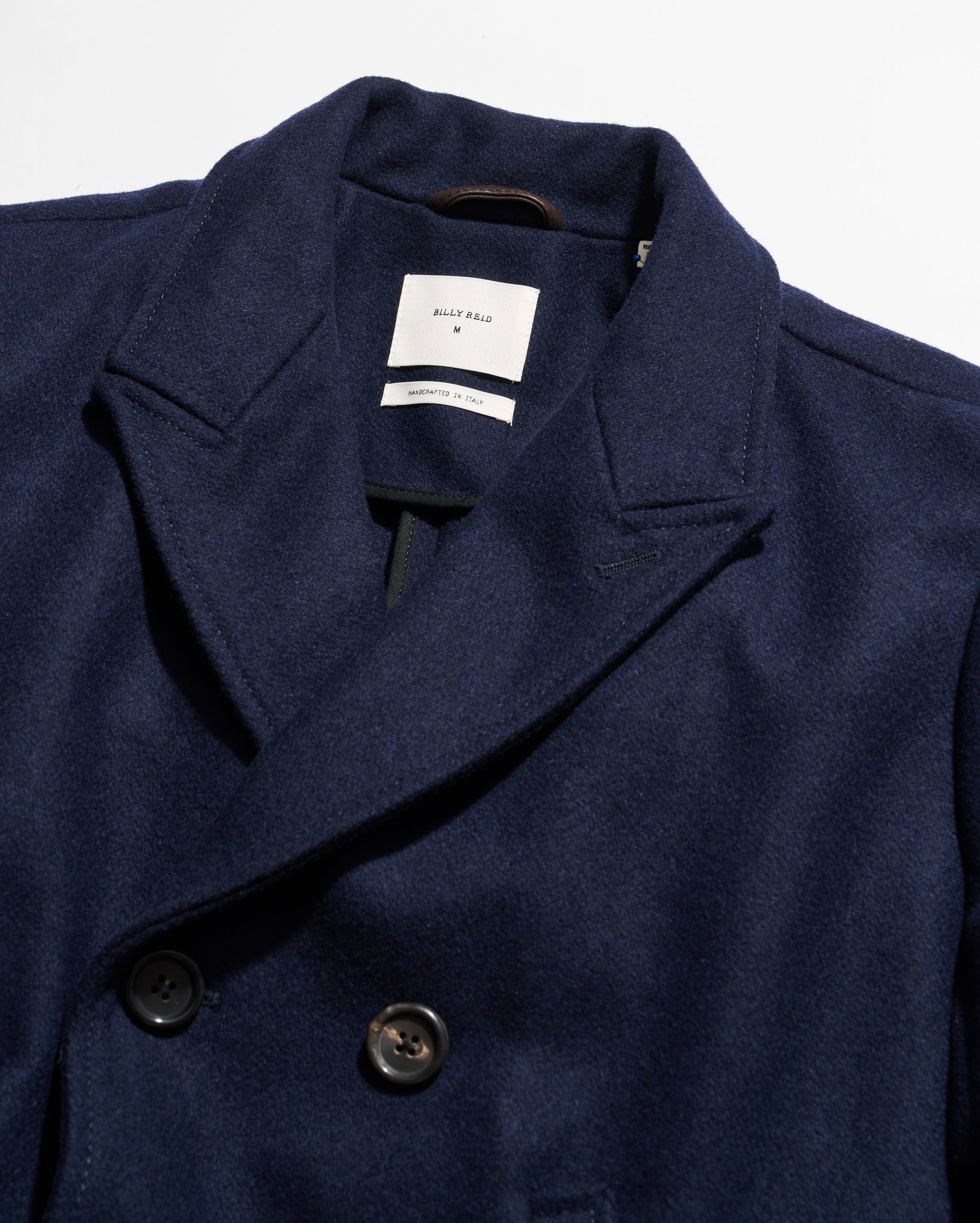 Bond Peacoat - Made in Italy Melton Wool | Billy Reid
