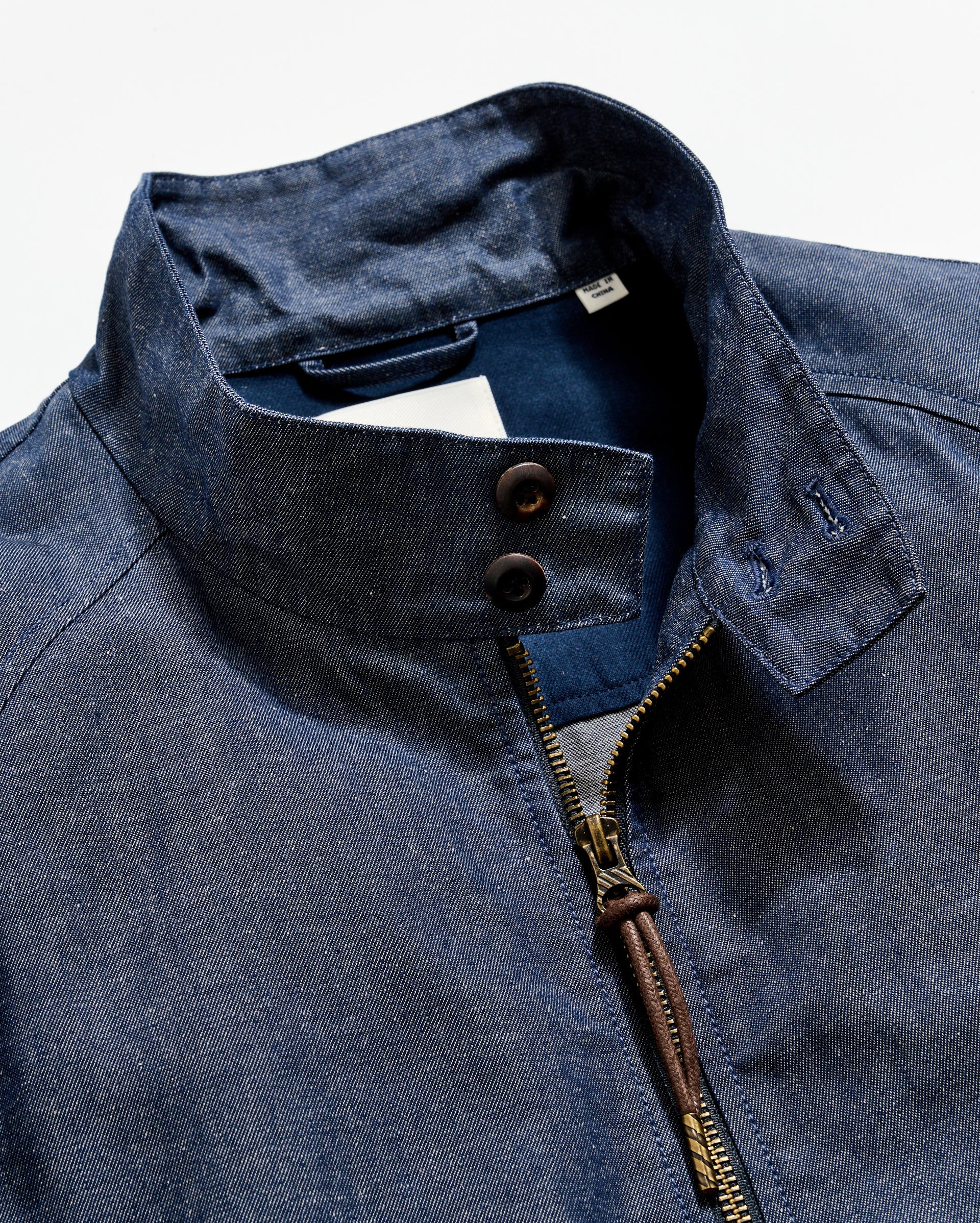 Waxed Denim Harrington Jacket – Billy Reid