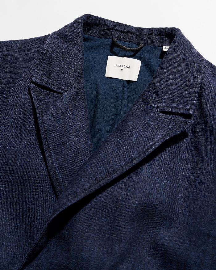 Canvas Linen Bond Peacoat