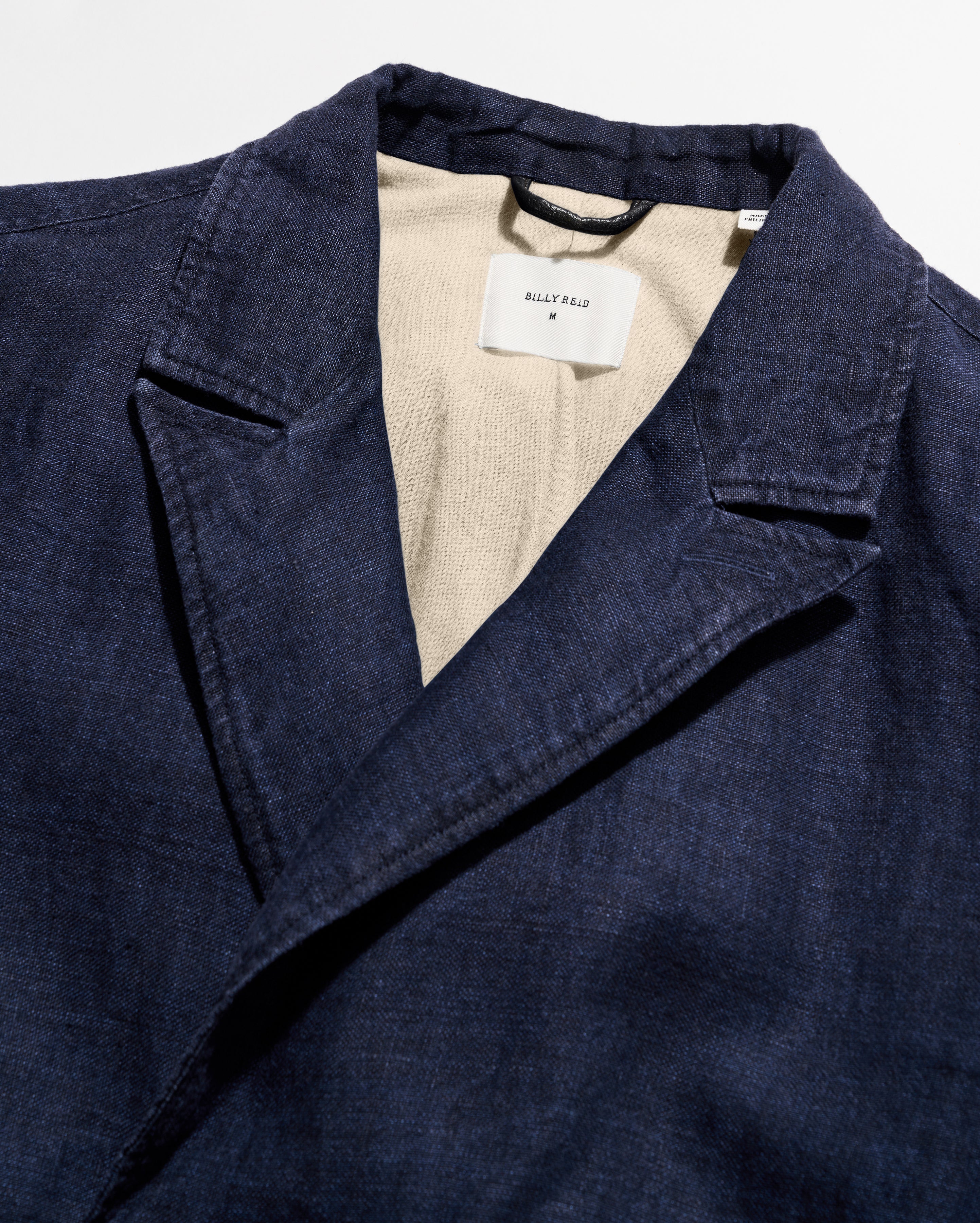 Canvas Linen Bond Peacoat – Billy Reid