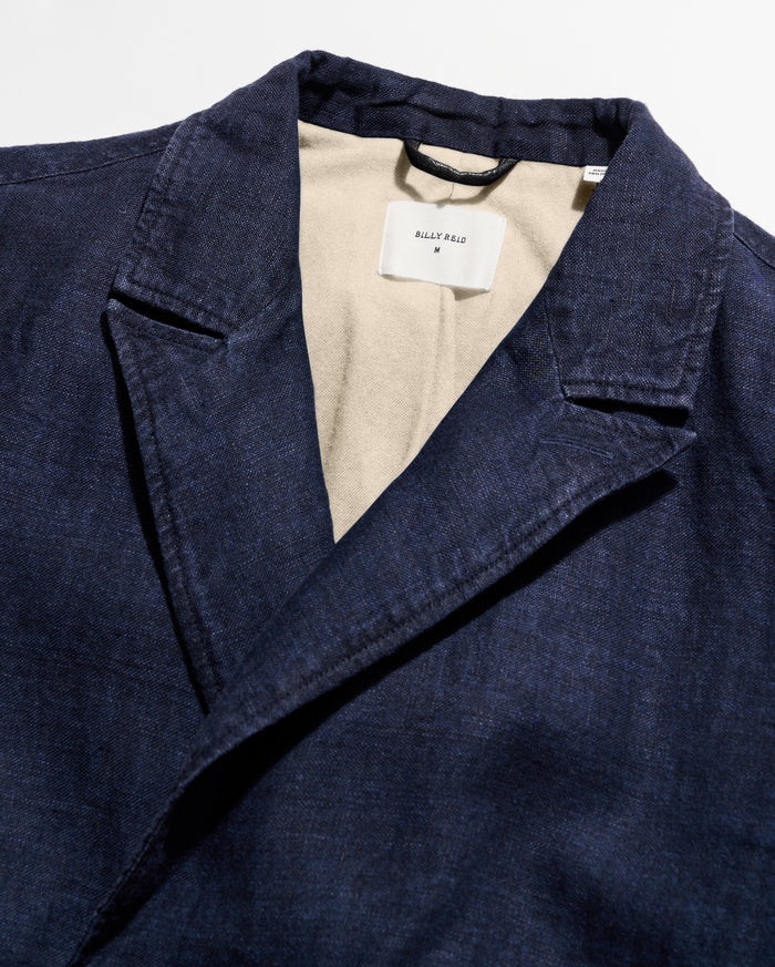 Canvas Linen Bond Peacoat