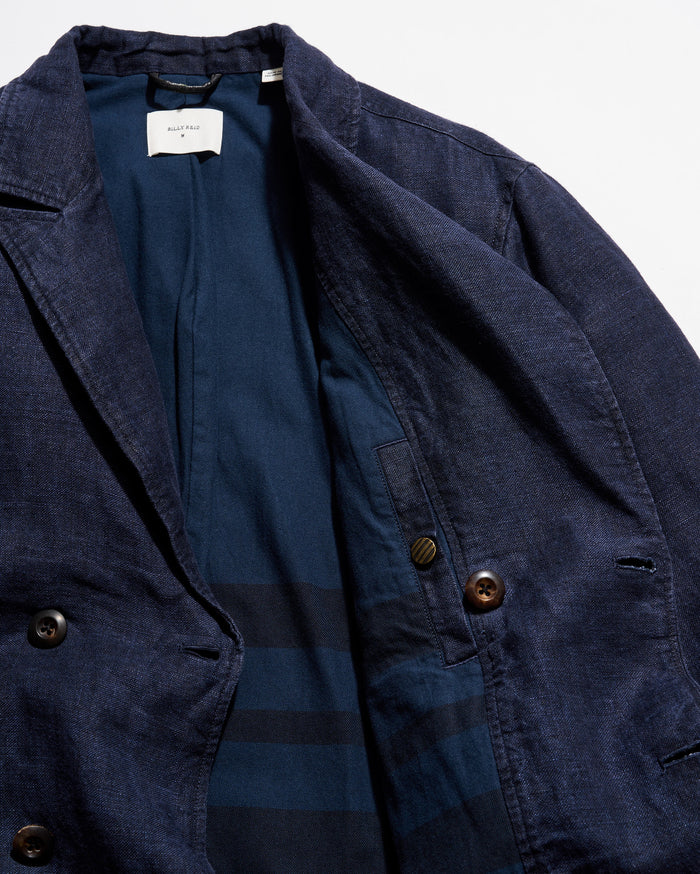 Canvas Linen Bond Peacoat