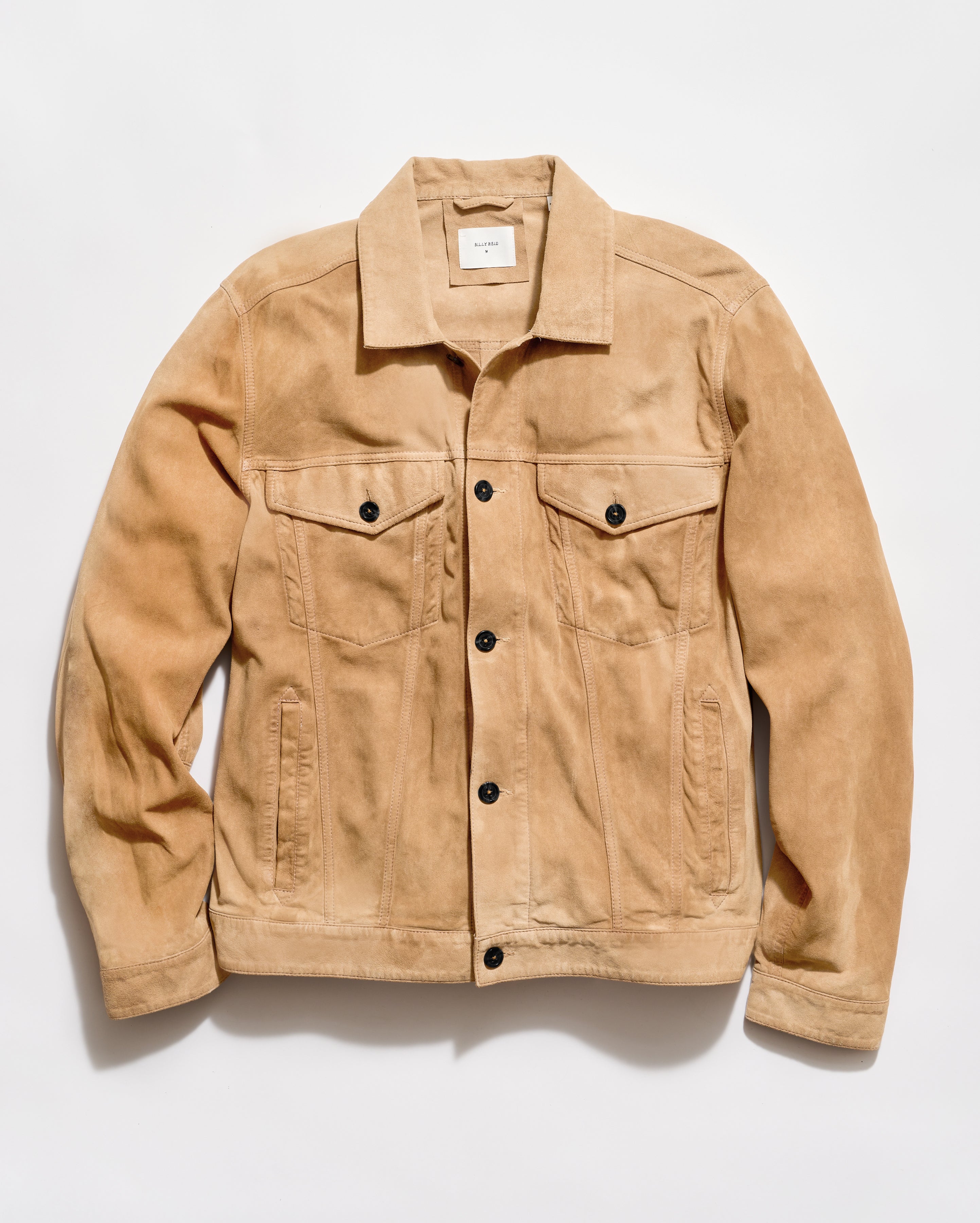 Waxed Suede Tupelo Trucker Jacket – Billy Reid