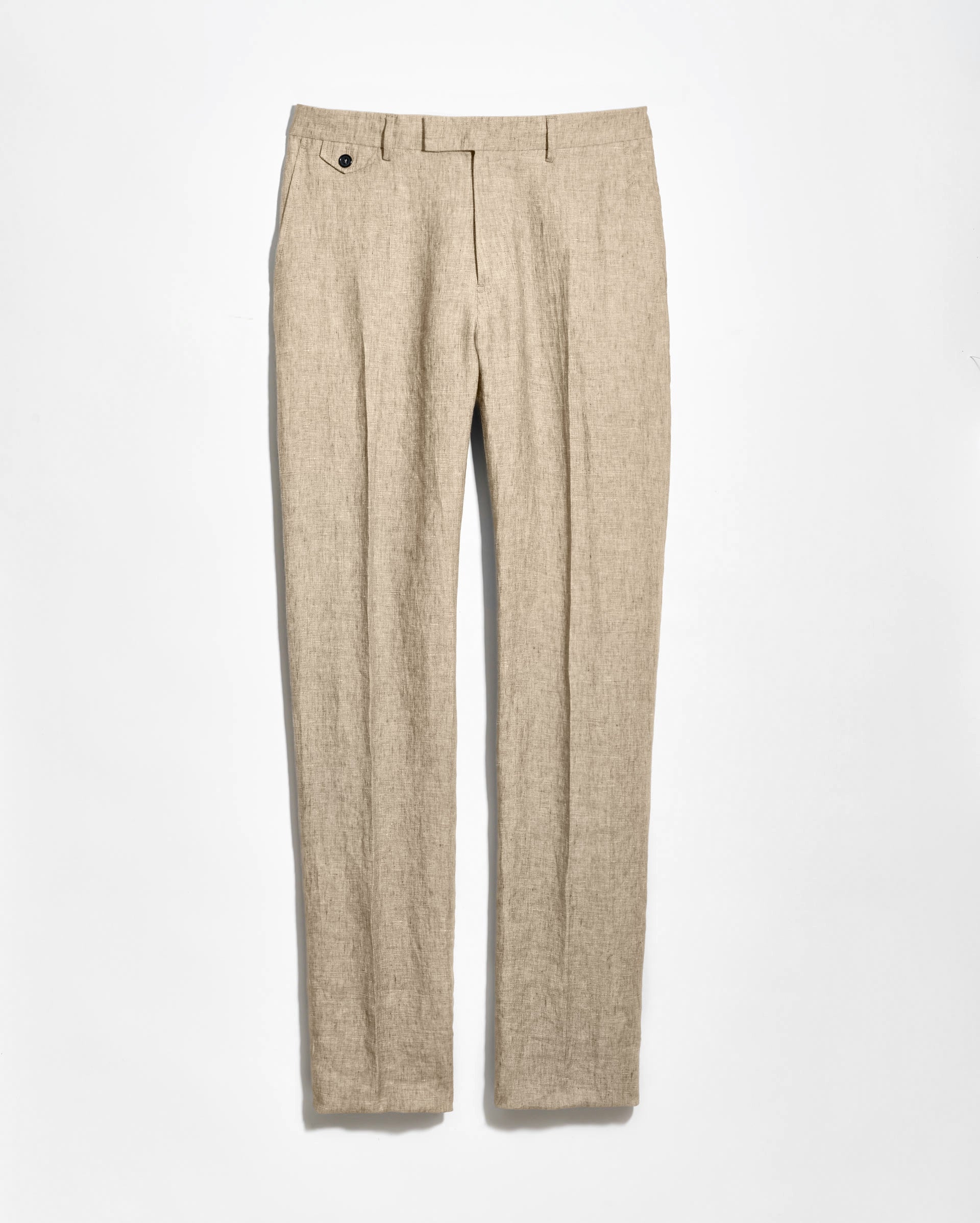 Linen Flat Front Trouser
