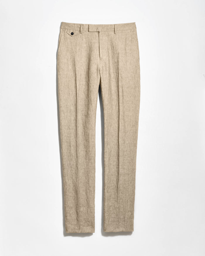 Linen Flat Front Trouser
