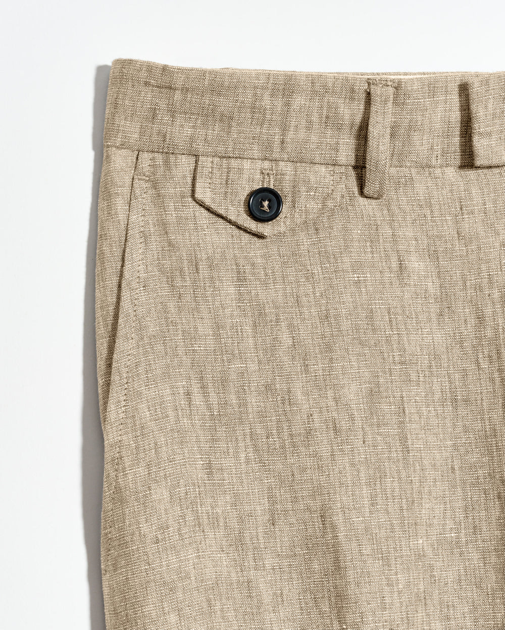 Linen Flat Front Trouser