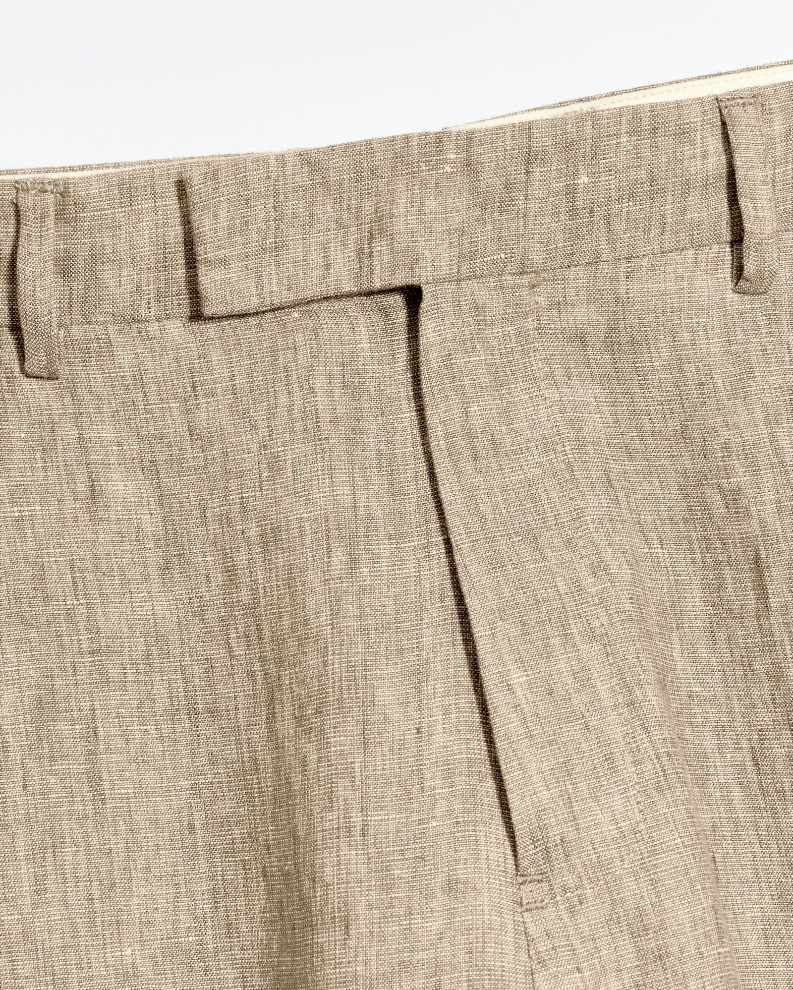 Linen Flat Front Trouser