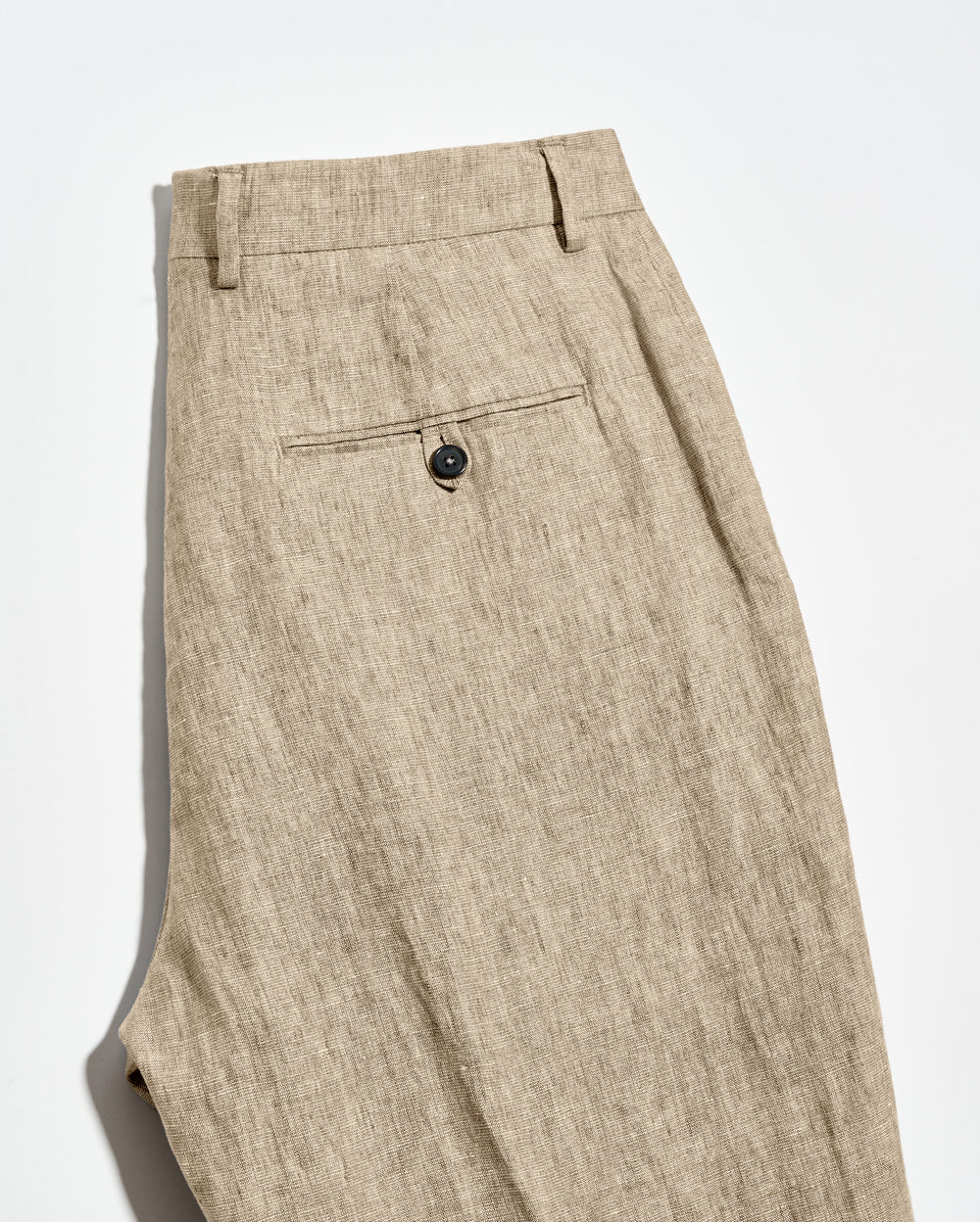 Linen Flat Front Trouser
