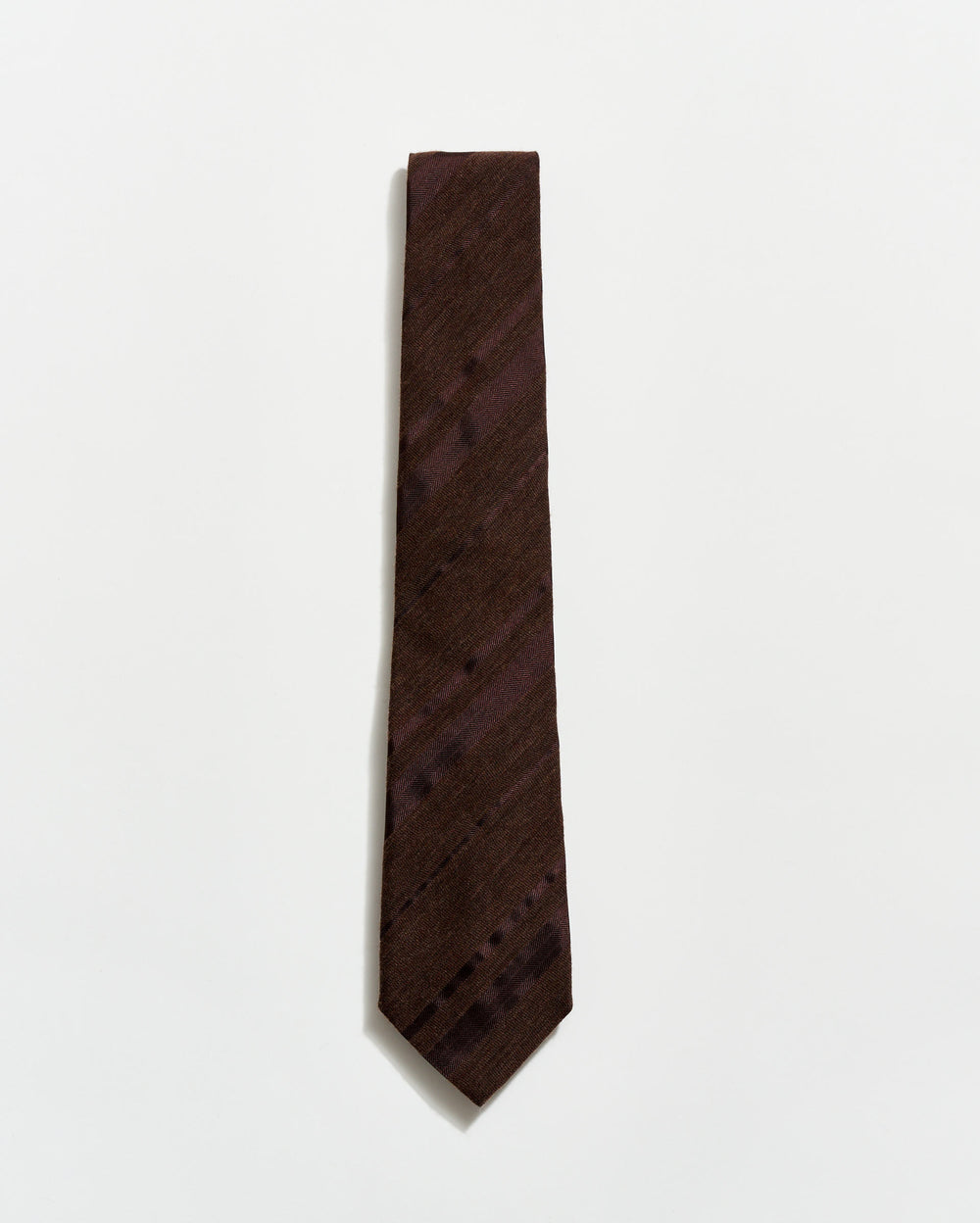 Tonal Verigated Striped Tie
