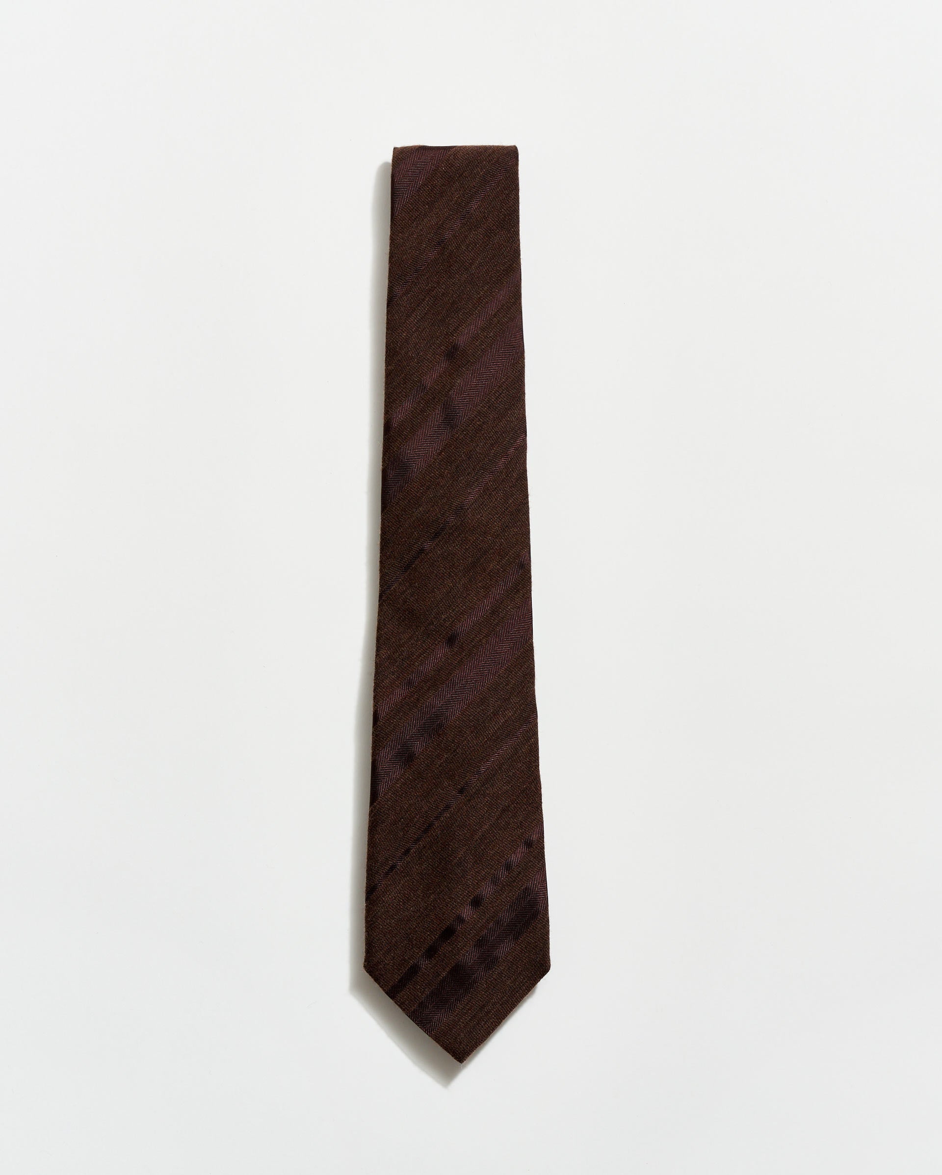Tonal Verigated Striped Tie