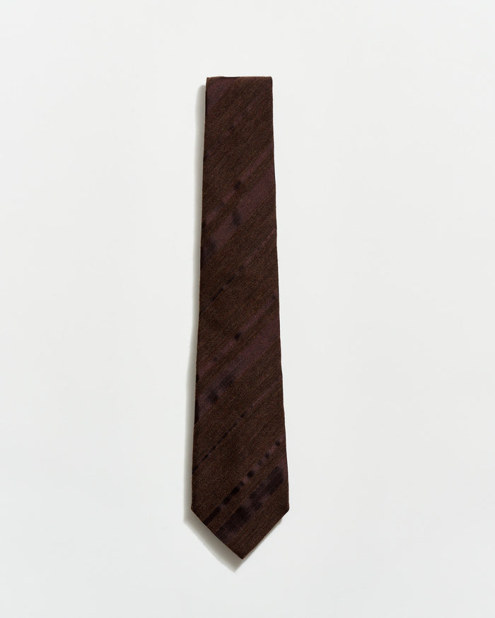 Tonal Verigated Striped Tie