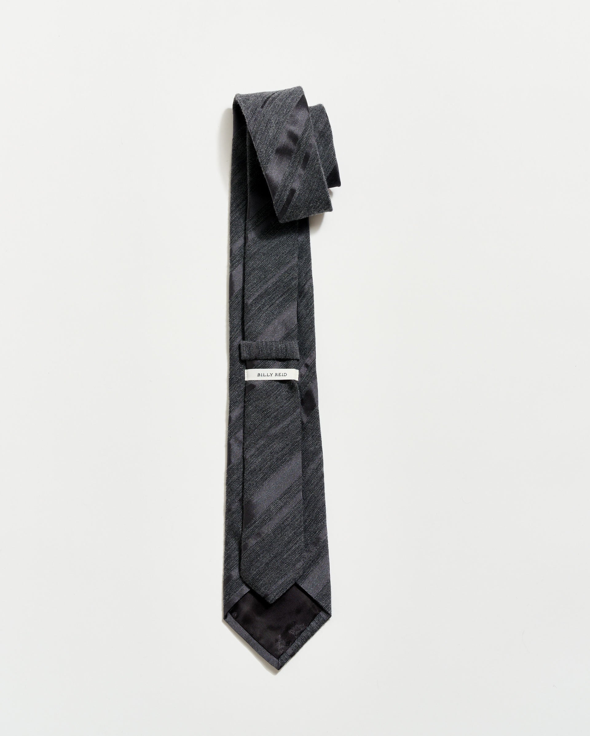 Tonal Verigated Striped Tie