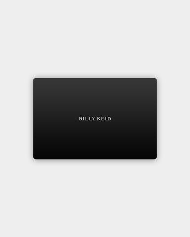 Gift Cards; Image of Billy Reid branded ribbon