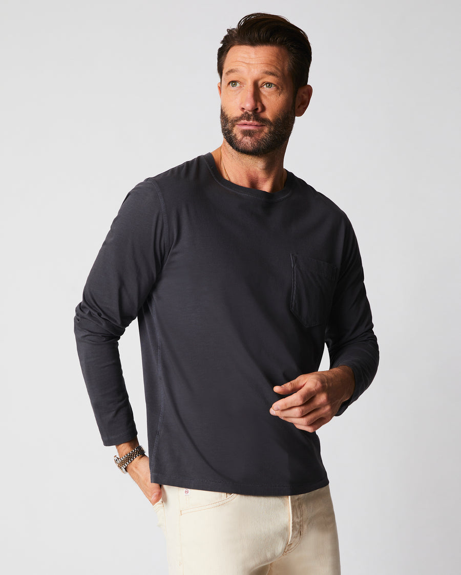 L/S WASHED TEE