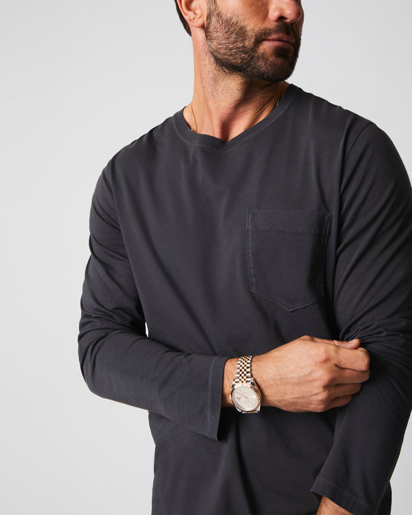 L/S WASHED TEE
