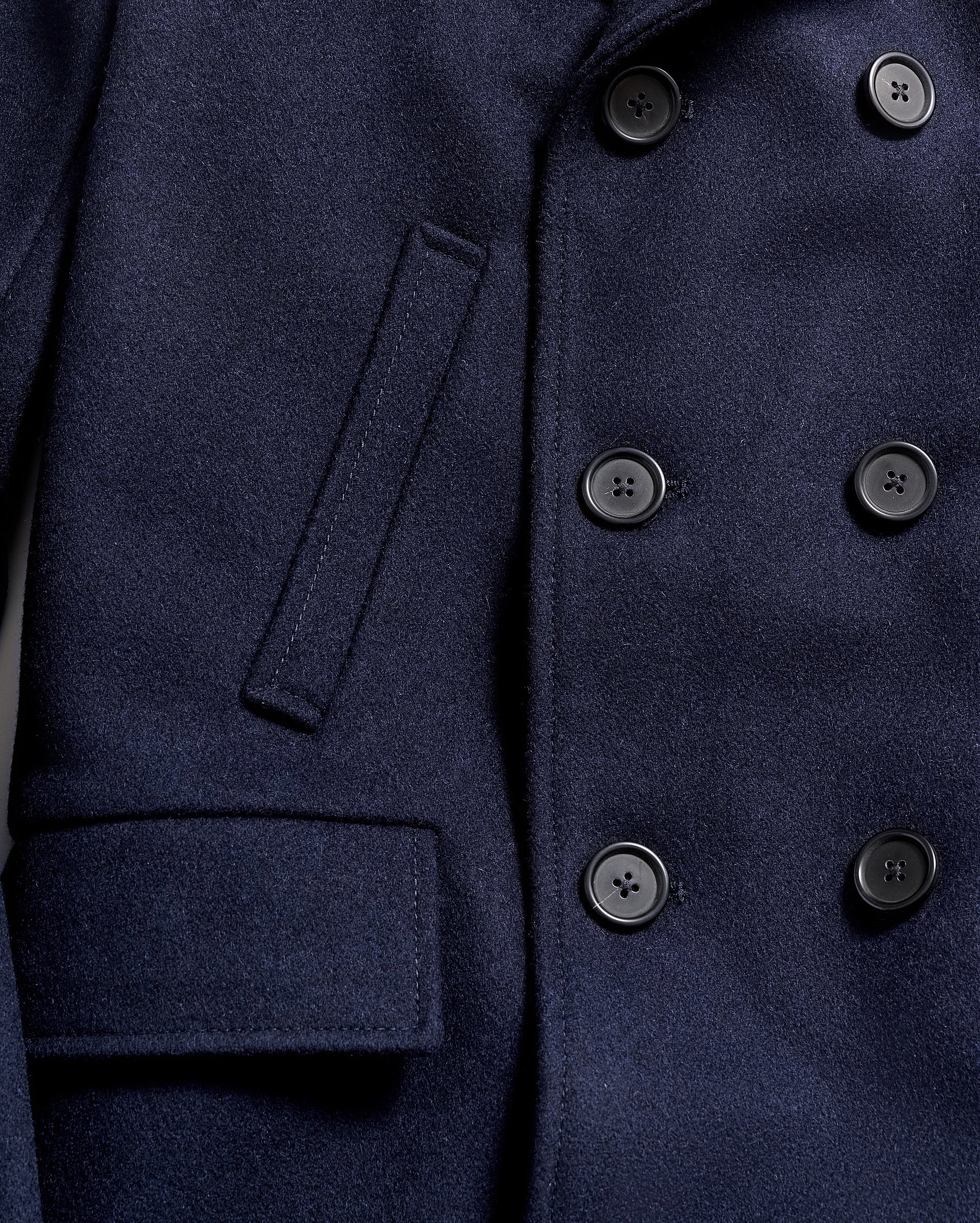 The Iconic Bond Peacoat for Men Handcrafted Luxury Outerwear Billy Reid