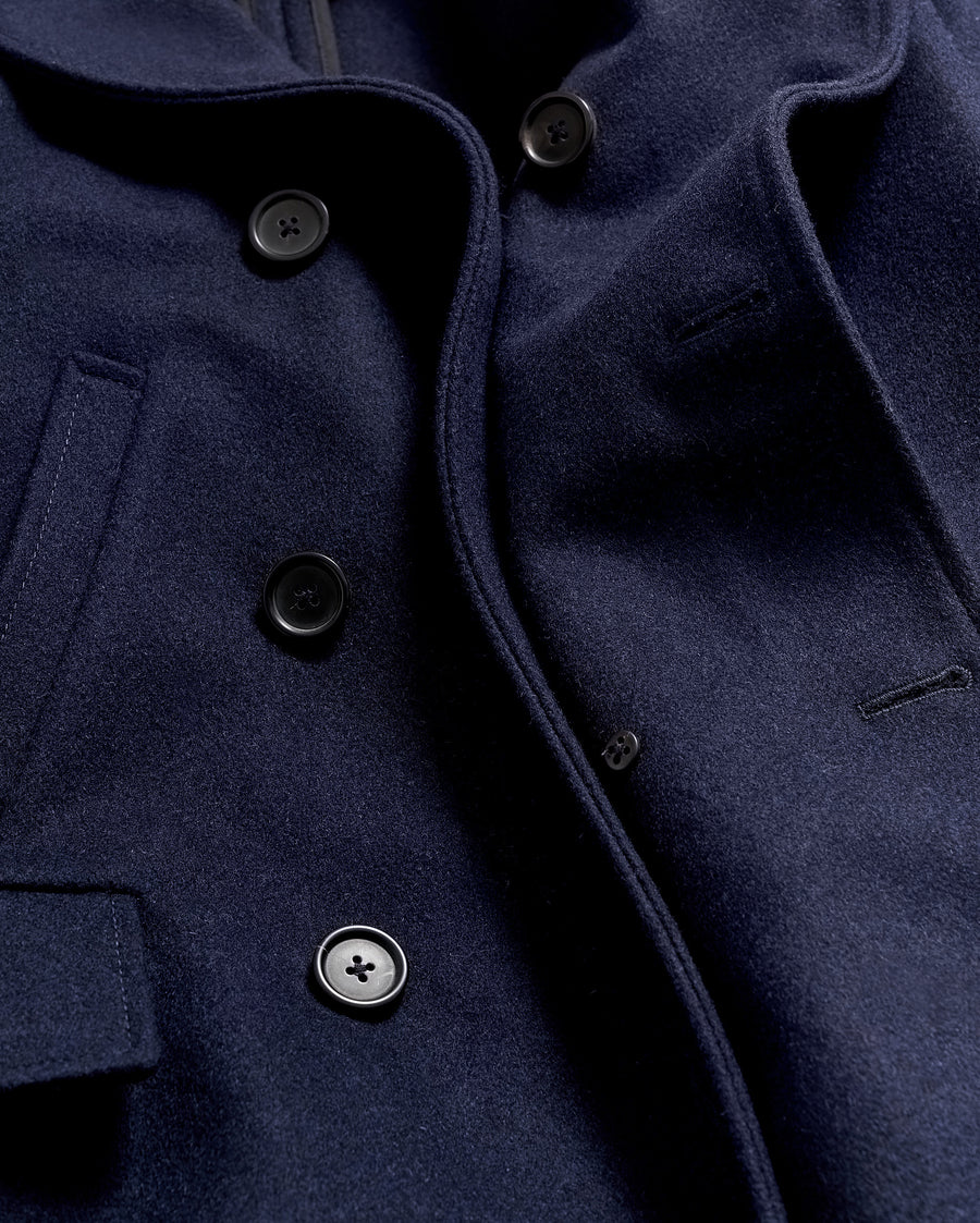 Bond Peacoat in Navy