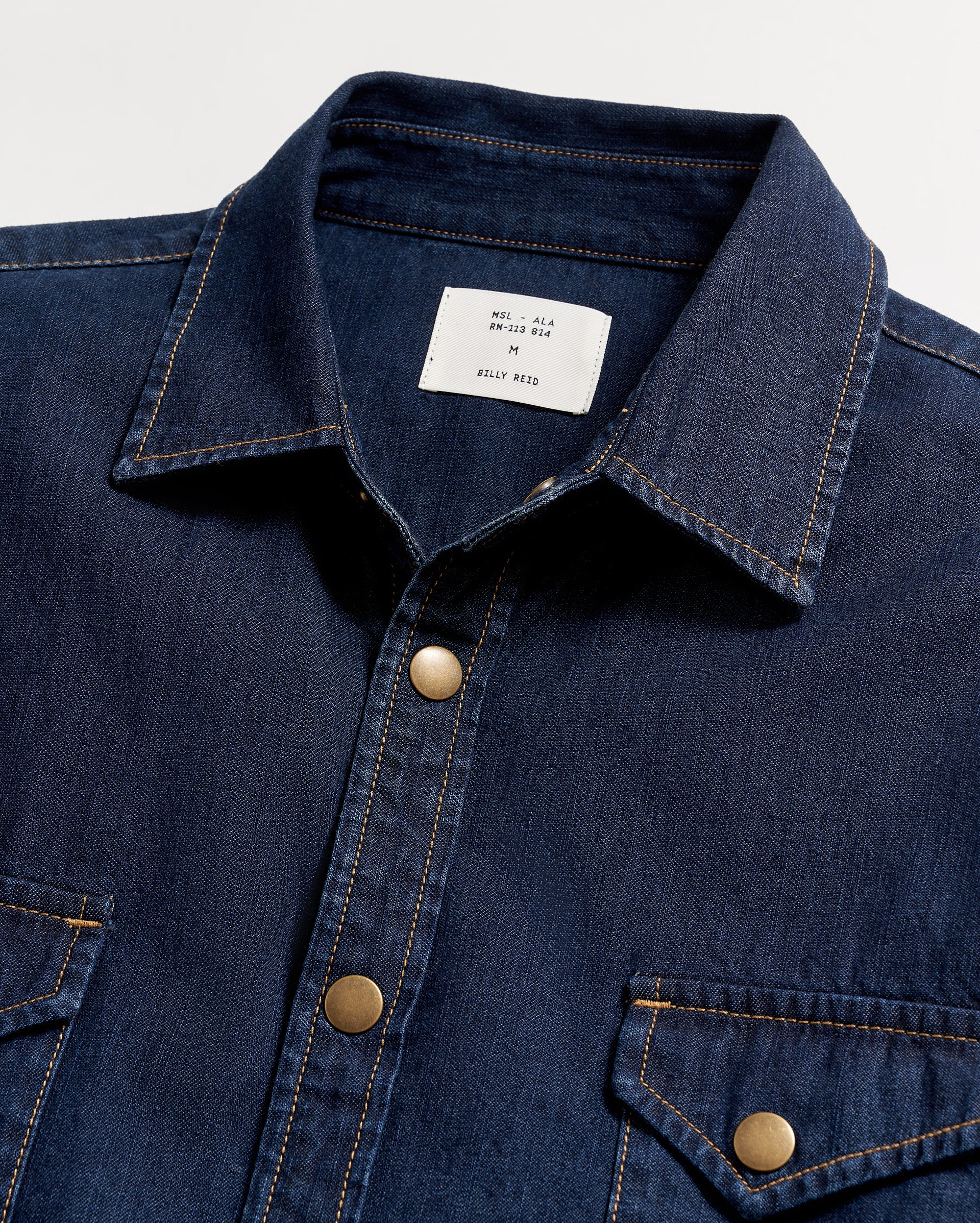 SHOALS DENIM SHIRT IN DOUBLE DYE Billy Reid