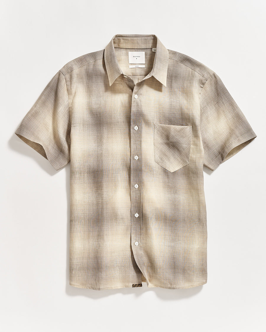 Short Sleeve Tuscumbia Shirt in Oyster Grey