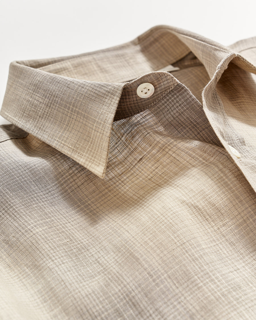 Short Sleeve Tuscumbia Shirt in Oyster Grey