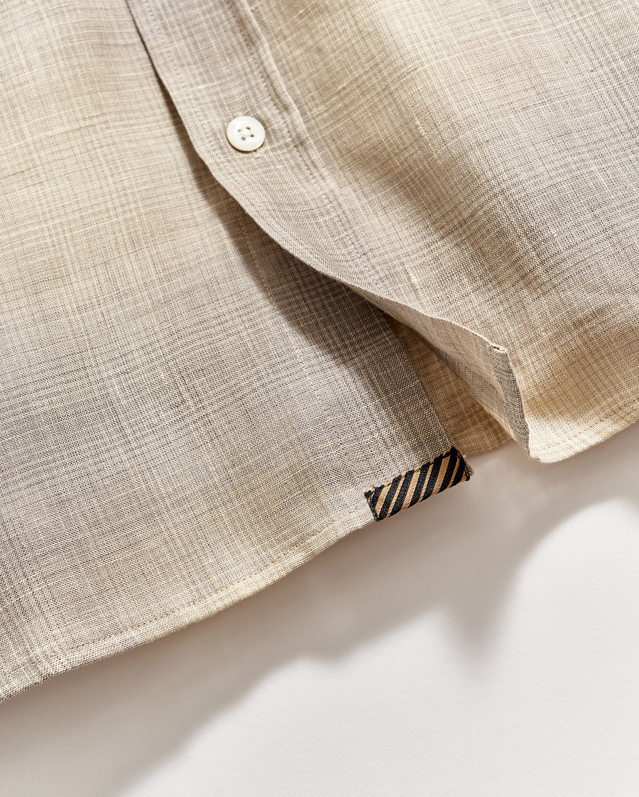 Short Sleeve Tuscumbia Shirt in Oyster Grey