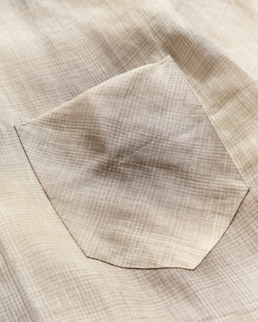 Short Sleeve Tuscumbia Shirt in Oyster Grey