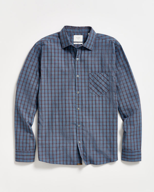 Tuscumbia Shirt in Sea Blue/Navy