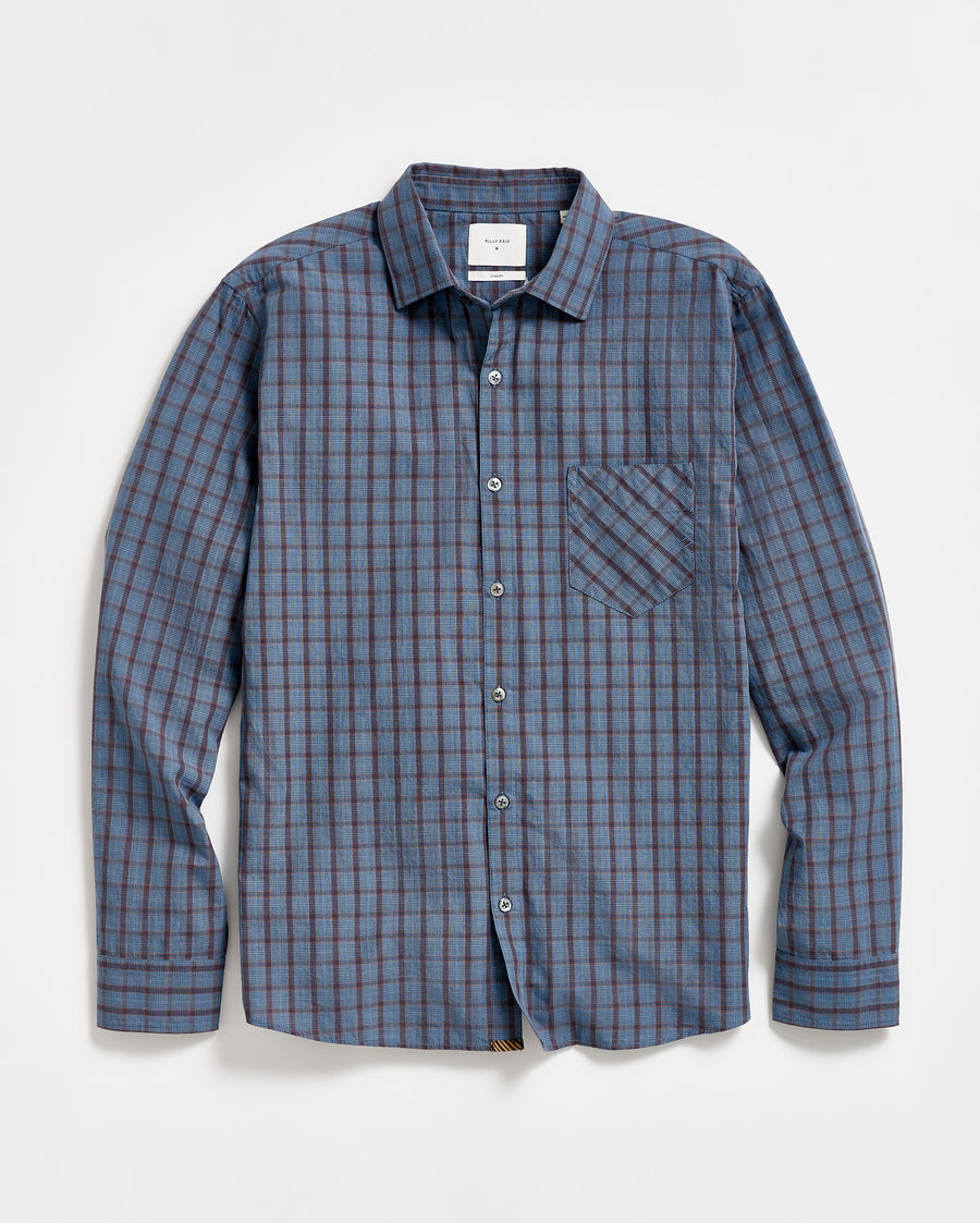 Tuscumbia Shirt in Sea Blue/Navy