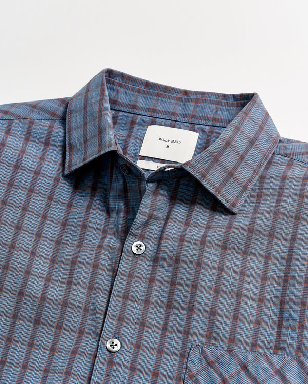 Tuscumbia Shirt in Sea Blue/Navy