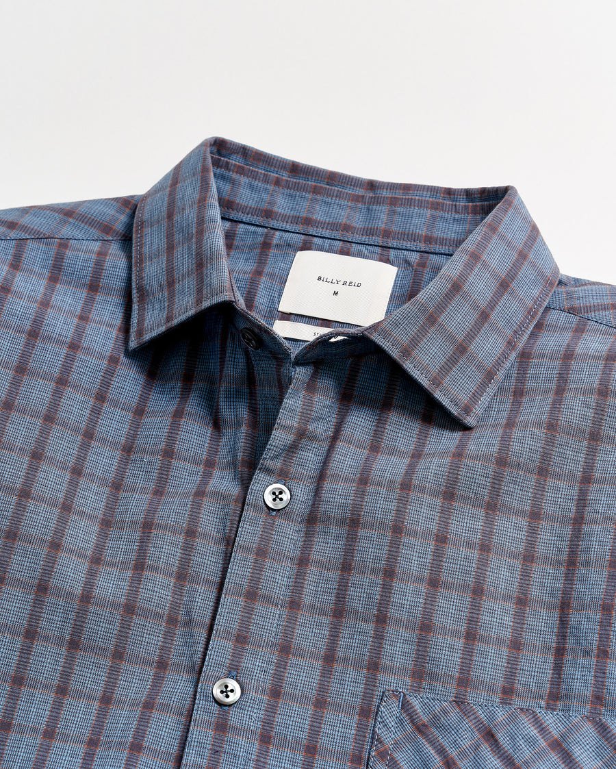 Tuscumbia Shirt in Sea Blue/Navy
