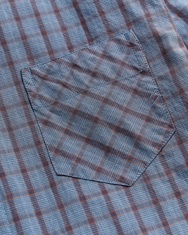 Tuscumbia Shirt in Sea Blue/Navy