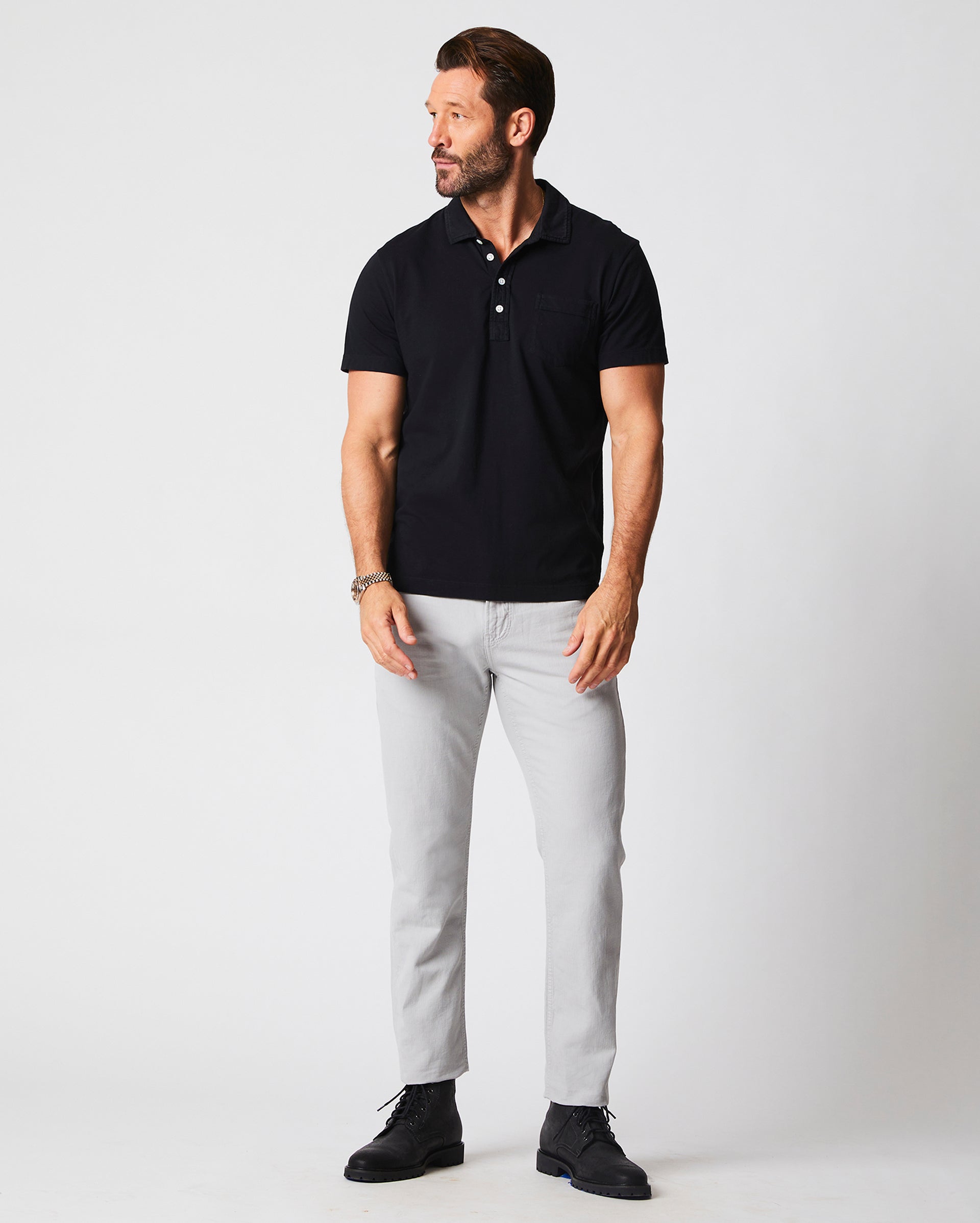 Pensacola Polo in Organic Garment-Dyed Cotton | Billy Reid