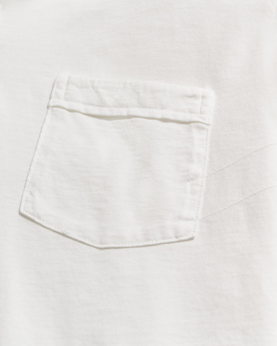PENSACOLA POLO IN WHITE Billy Reid