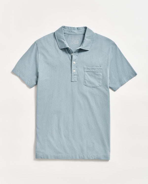 Pensacola Polo in Denim Blue