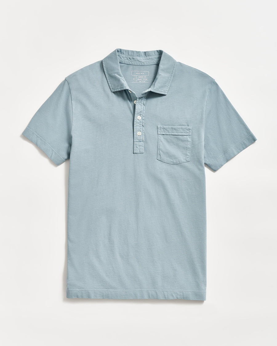 Pensacola Polo in Denim Blue
