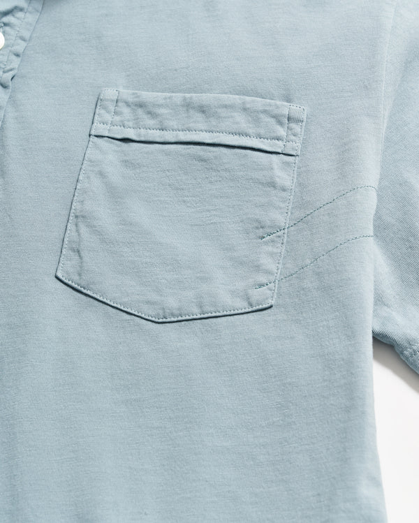 Pensacola Polo in Denim Blue