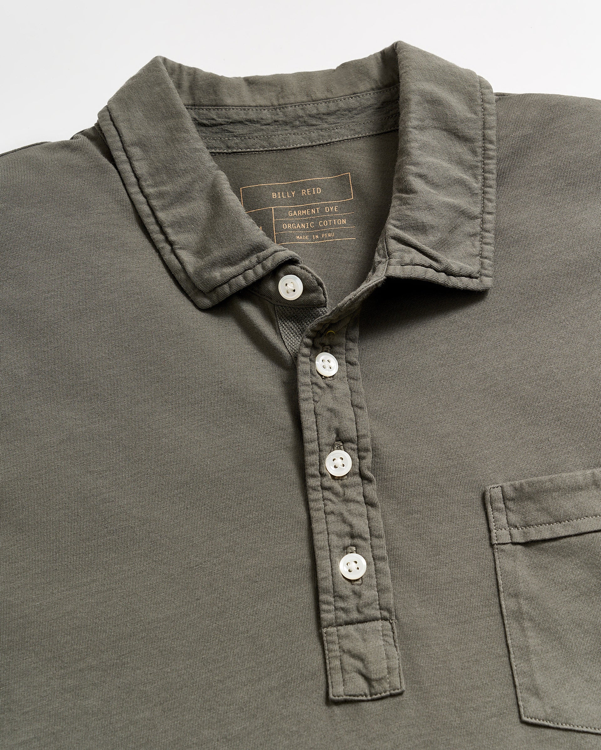 Billy Reid Long Sleeve Pensacola Polo | Classic and Comfortable