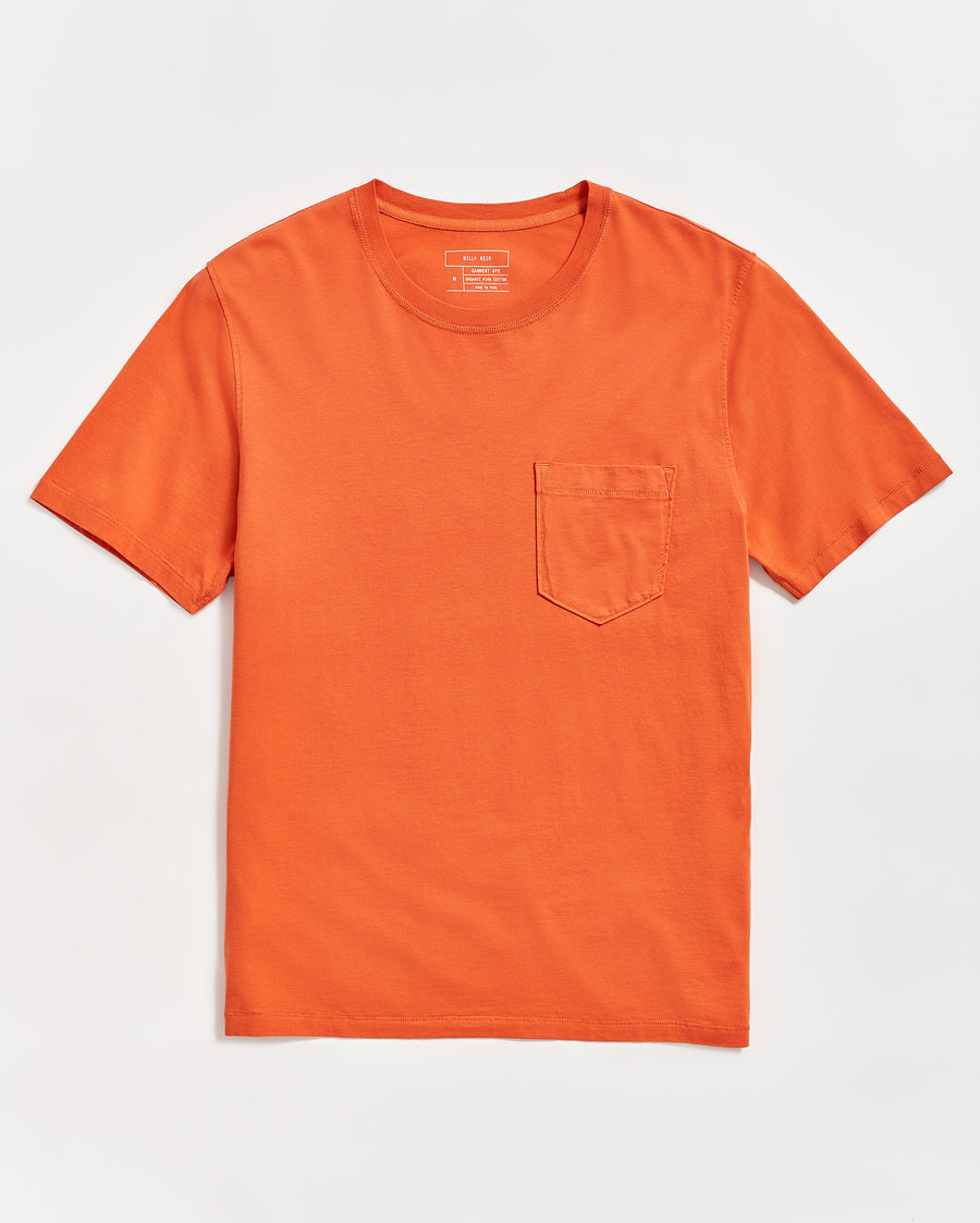 Washed Tee - Burnt Red