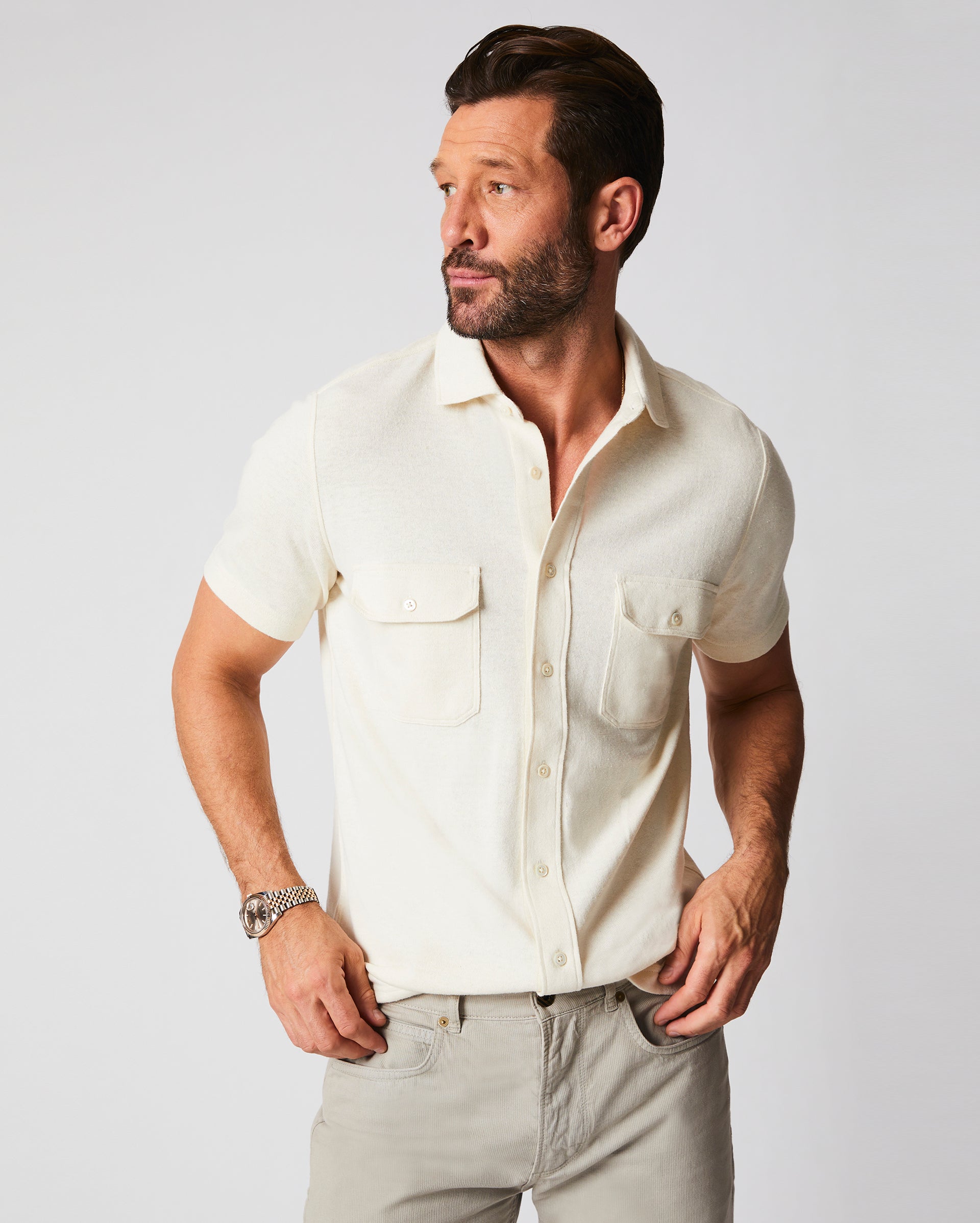 Shirt cotton men clearance