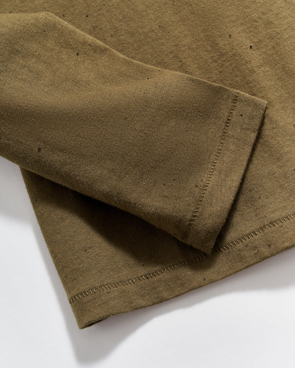 Donegal Crew Neck in Olive