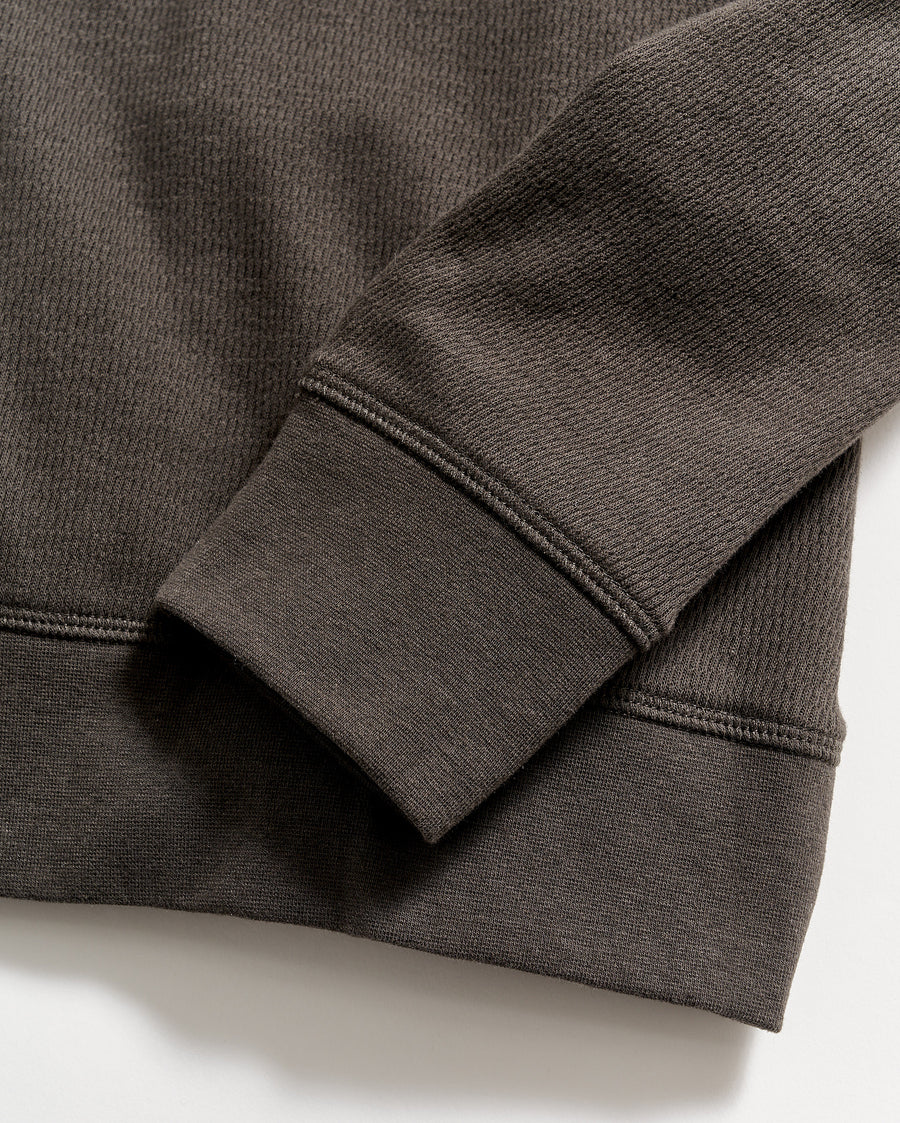 Thermal Hoodie in Charcoal