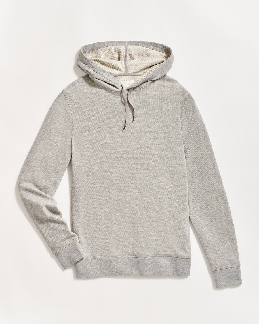 Thermal Hoodie in Light Grey