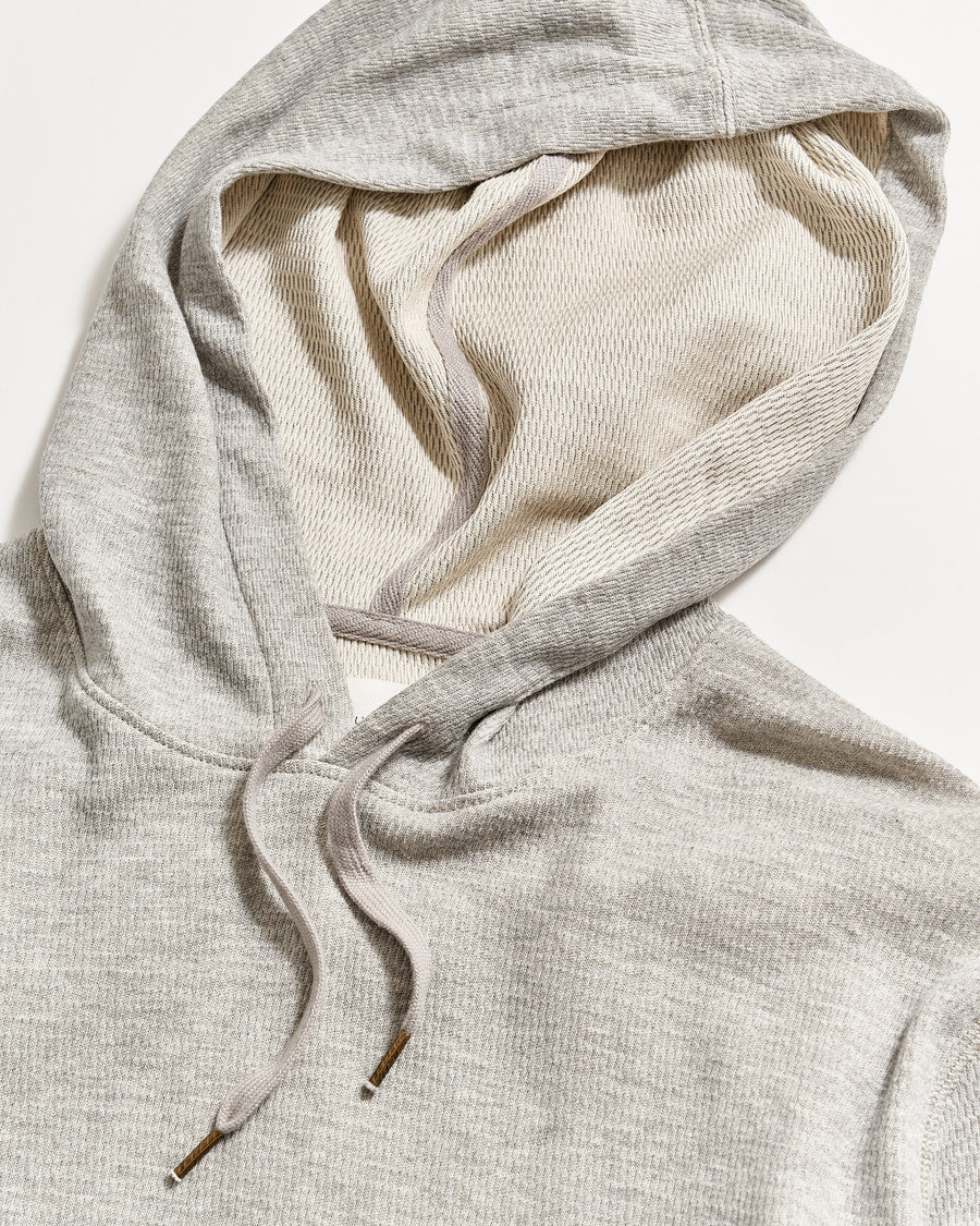 Thermal Hoodie in Light Grey