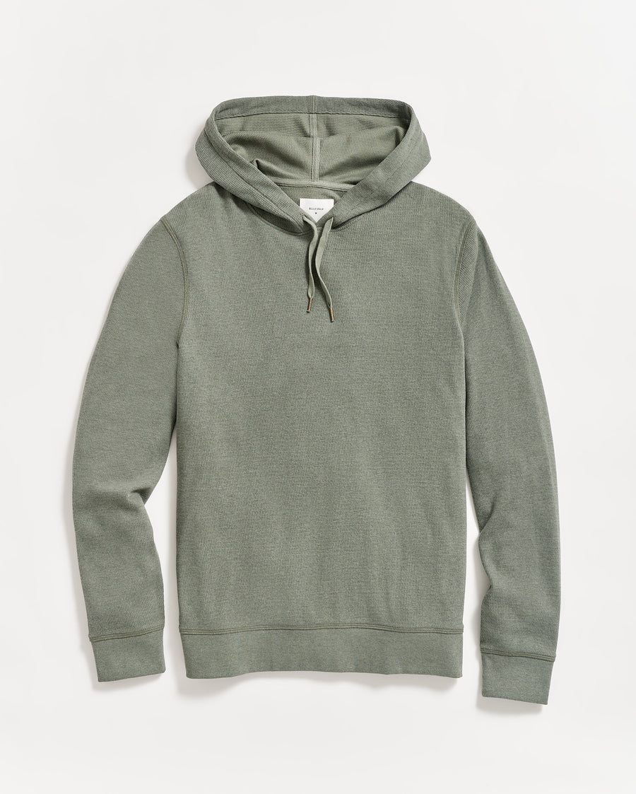 Thermal Hoodie in Slate Green