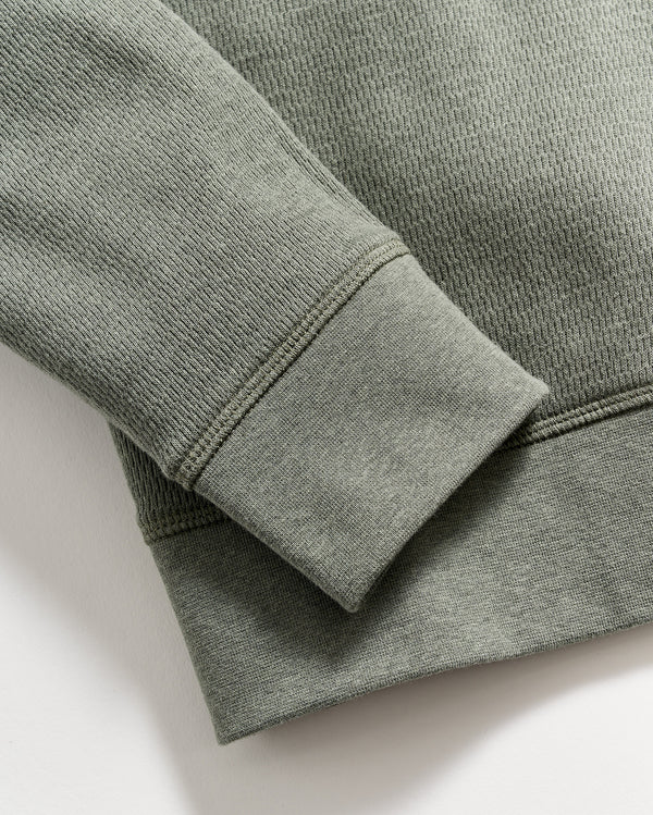 Thermal Hoodie in Slate Green